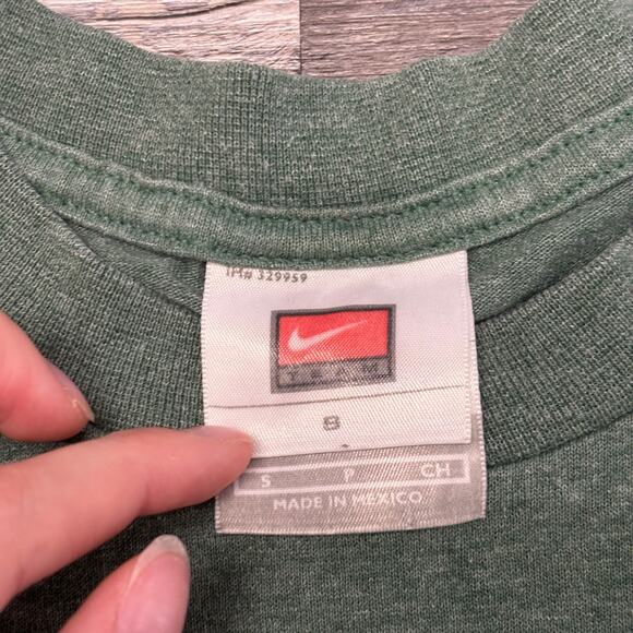 Nike Team Issue MLB Chicago White Sox Heather Green Mens S Center Swoosh T-Shirt - Picture 3 of 8